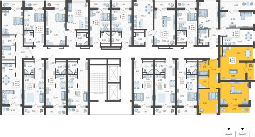 70,5 м², 3-комнатная квартира 21 000 000 ₽ - изображение 52