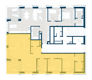 132,5 м², 4-комнатная квартира 164 167 504 ₽ - изображение 34