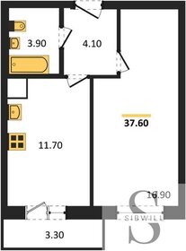 38 м², 1-комнатная квартира 3 790 000 ₽ - изображение 17