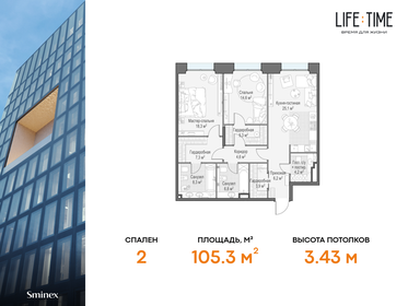 53,2 м², 2-комнатная квартира 27 000 ₽ в месяц - изображение 35