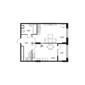 Квартира 48,2 м², 1-комнатная - изображение 1