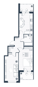 67,2 м², 2-комнатная квартира 8 738 600 ₽ - изображение 38