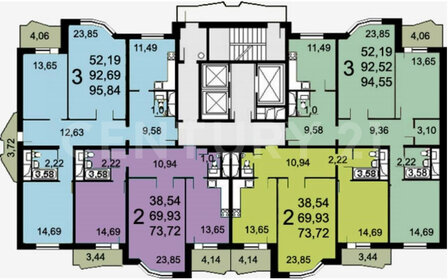 78 м², 3-комнатная квартира 18 600 000 ₽ - изображение 45