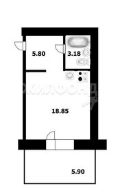 Квартира 23 м², студия - изображение 1