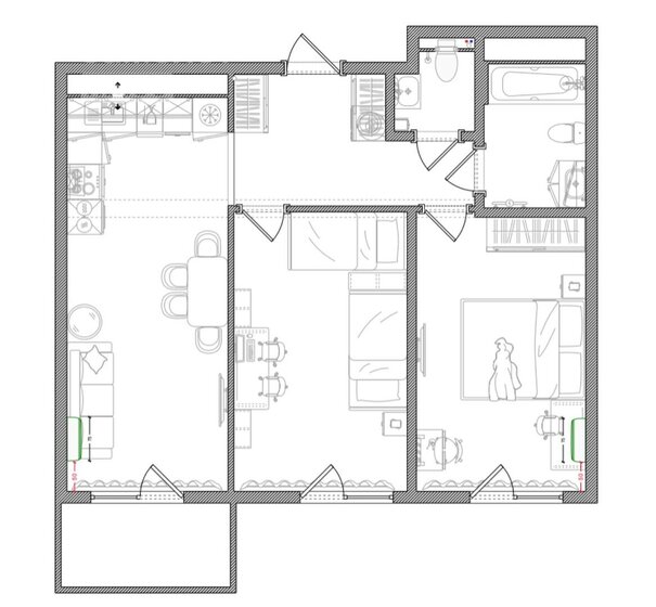 62 м², 2-комнатная квартира 12 700 000 ₽ - изображение 1