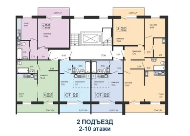 26,8 м², 1-комнатная квартира 2 870 000 ₽ - изображение 10