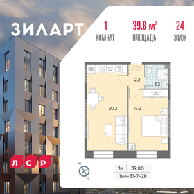 36,3 м², 1-комнатная квартира 19 750 576 ₽ - изображение 52