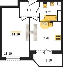 Квартира 31,1 м², 1-комнатная - изображение 1