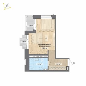 40,2 м², квартира-студия 6 600 000 ₽ - изображение 30