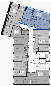 Квартира 72,8 м², 2-комнатная - изображение 2