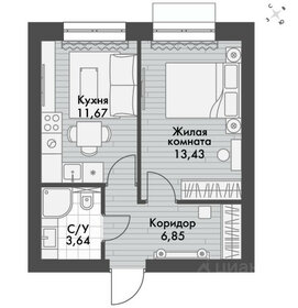 35,6 м², 1-комнатная квартира 5 161 119 ₽ - изображение 16