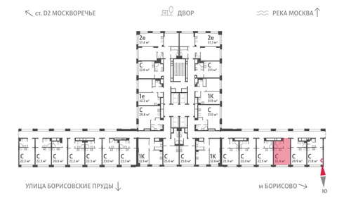 22,5 м², квартира-студия 10 318 410 ₽ - изображение 25