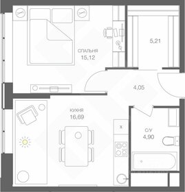 40,5 м², 1-комнатная квартира 32 500 000 ₽ - изображение 93