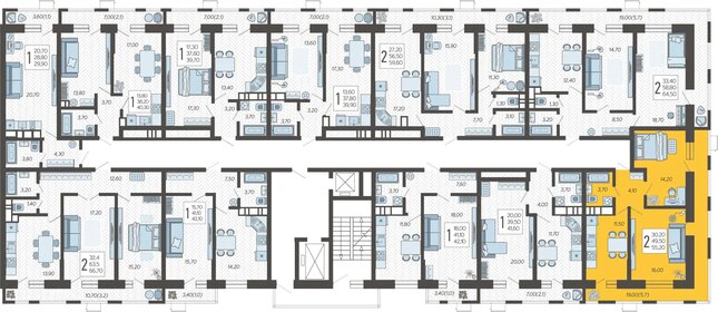 57,6 м², 2-комнатная квартира 5 000 000 ₽ - изображение 96