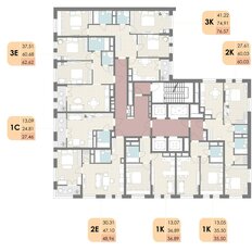 Квартира 35,5 м², 1-комнатная - изображение 3