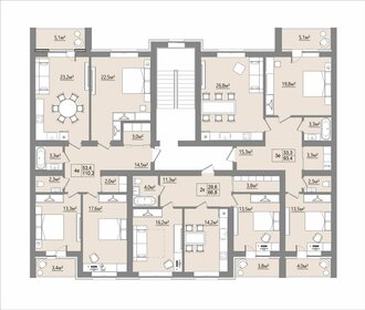 Квартира 106 м², 3-комнатная - изображение 2