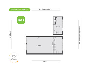 128,7 м², офис - изображение 2