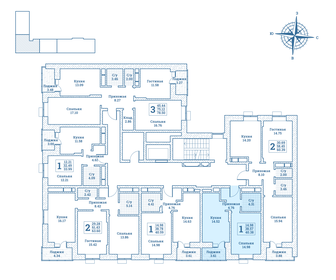 Квартира 40,4 м², 1-комнатная - изображение 2