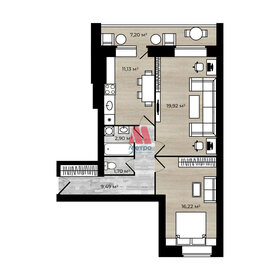 65 м², 2-комнатная квартира 6 200 000 ₽ - изображение 87
