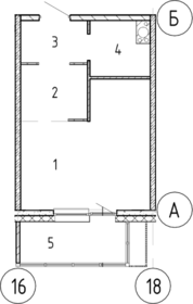 Квартира 28,7 м², студия - изображение 2