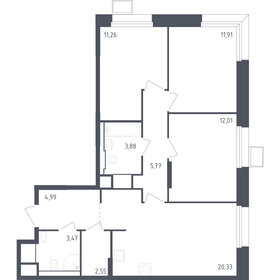 93,5 м², 4-комнатная квартира 26 500 000 ₽ - изображение 97