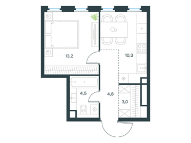 35,9 м², 1-комнатная квартира 14 954 242 ₽ - изображение 11