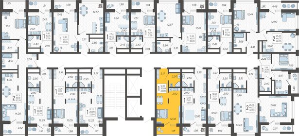 21 м², квартира-студия 11 980 000 ₽ - изображение 77