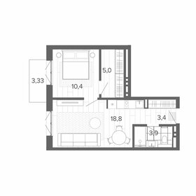 42,7 м², 2-комнатная квартира 8 070 000 ₽ - изображение 3
