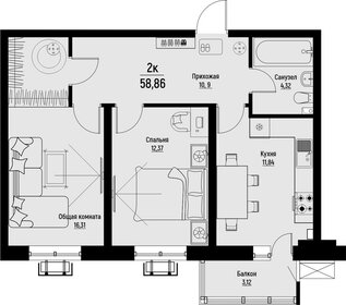 75 м², 2-комнатная квартира 10 200 000 ₽ - изображение 74