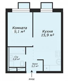 27 м², квартира-студия 10 299 000 ₽ - изображение 42