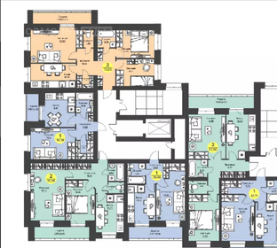 31 м², 1-комнатная квартира 2 300 000 ₽ - изображение 35