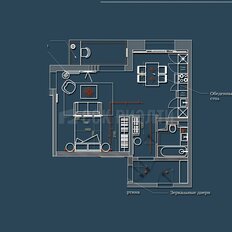 Квартира 52,4 м², 1-комнатная - изображение 2