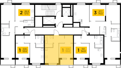 51 м², 1-комнатная квартира 8 600 000 ₽ - изображение 104