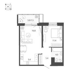 56 м², 2-комнатная квартира 5 200 000 ₽ - изображение 77