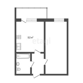 Квартира 32,1 м², 1-комнатная - изображение 1