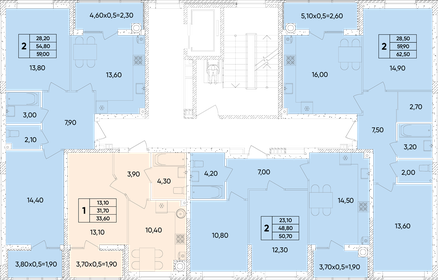 58,7 м², 2-комнатная квартира 6 867 900 ₽ - изображение 11