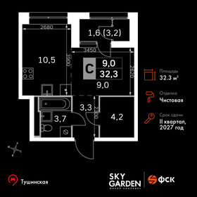 35 м², 1-комнатная квартира 5 226 938 ₽ - изображение 31