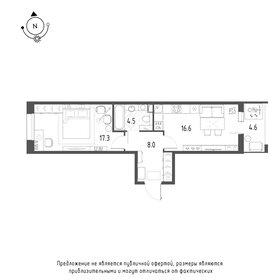 50 м², 1-комнатная квартира 7 000 000 ₽ - изображение 80