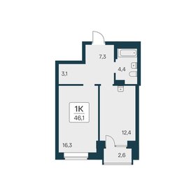 38,8 м², 1-комнатная квартира 10 000 000 ₽ - изображение 66