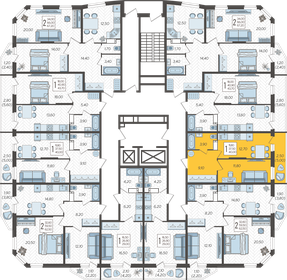 33,7 м², 1-комнатная квартира 5 000 000 ₽ - изображение 124