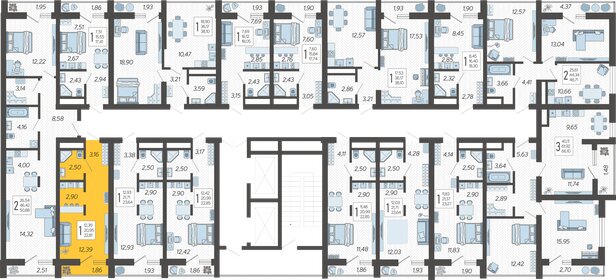 24 м², квартира-студия 8 800 000 ₽ - изображение 32