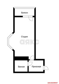 Квартира 28 м², студия - изображение 1