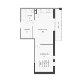 42 м², 1-комнатная квартира 9 150 000 ₽ - изображение 54