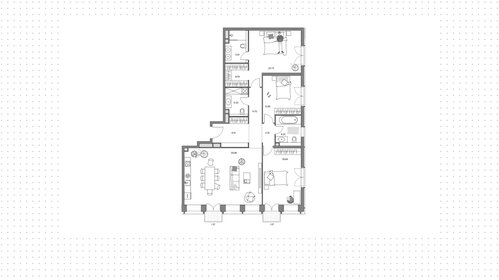 Квартира 135 м², 3-комнатная - изображение 1