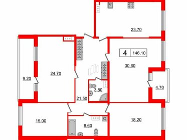 144,3 м², 4-комнатная квартира 36 000 000 ₽ - изображение 91