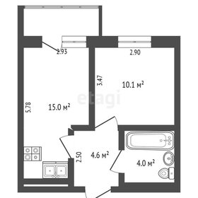 35 м², 1-комнатная квартира 2 700 000 ₽ - изображение 22