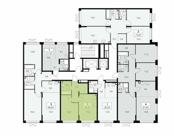 Квартира 39,3 м², 1-комнатная - изображение 2