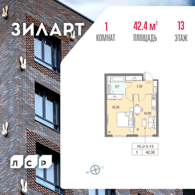 45,6 м², 1-комнатная квартира 23 100 000 ₽ - изображение 11