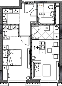 42,2 м², квартира-студия 10 508 059 ₽ - изображение 15