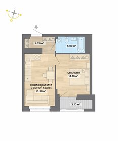 54 м², 2-комнатная квартира 5 800 000 ₽ - изображение 35